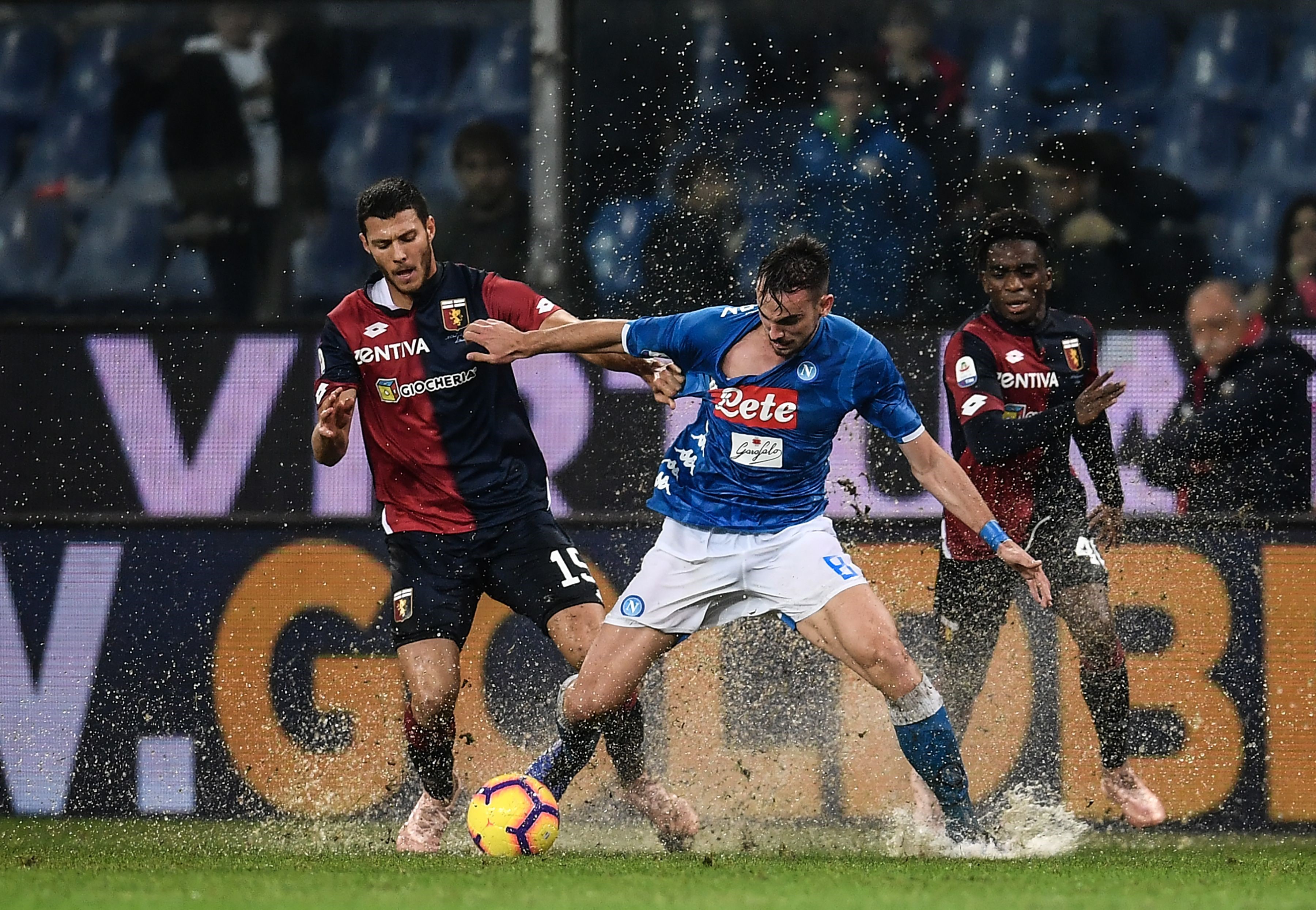 Fabian Ruiz lors de Genoa-Napoli / Serie A