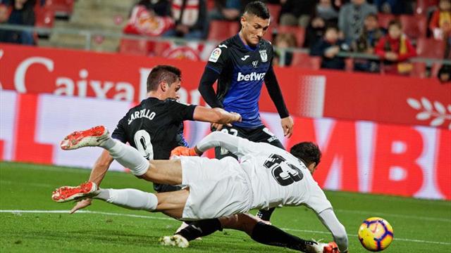 0-0. Frío empate entre el Girona y el Leganés en Montilivi