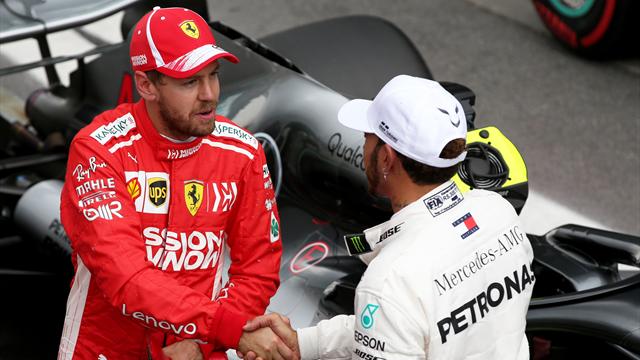 Hamilton et Vettel enterrent la hache de guerre en échangeant leurs casques