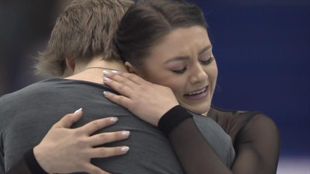 Katelin Hawayek and Jean-Luc Baker claim ice dance title at NHK Trophy Katelin Hawayek and Jean-Luc Baker claim ice dance title at NHK Trophy