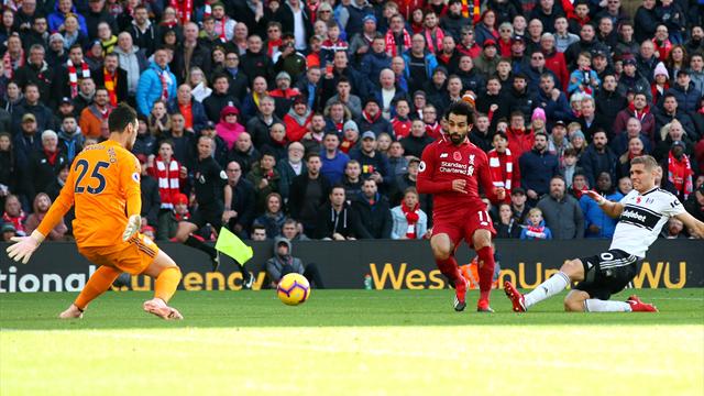 Salah-Shaqiri: il Liverpool liquida 2-0 il Fulham e sale momentaneamente in cima alla Premier