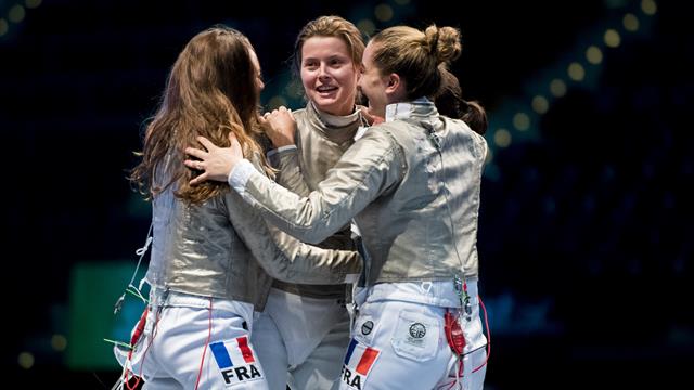 La France remporte l’or par équipe à la Coupe du monde de sabre à Orléans
