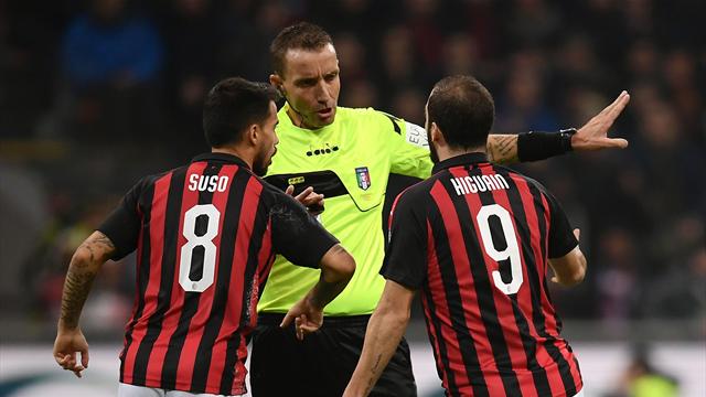 La moviola di Milan-Juventus 0-2: Benatia graziato da Mazzoleni, severo il rosso su Higuain?