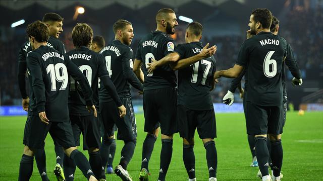 La cura Solari funziona: 4-2 al Celta Vigo e il Real Madrid si porta a -4 dal Barcellona