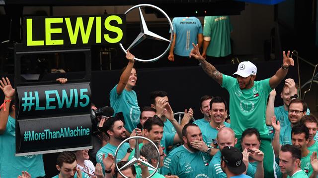 Hamilton salue son équipe : "Ils sont des légendes"