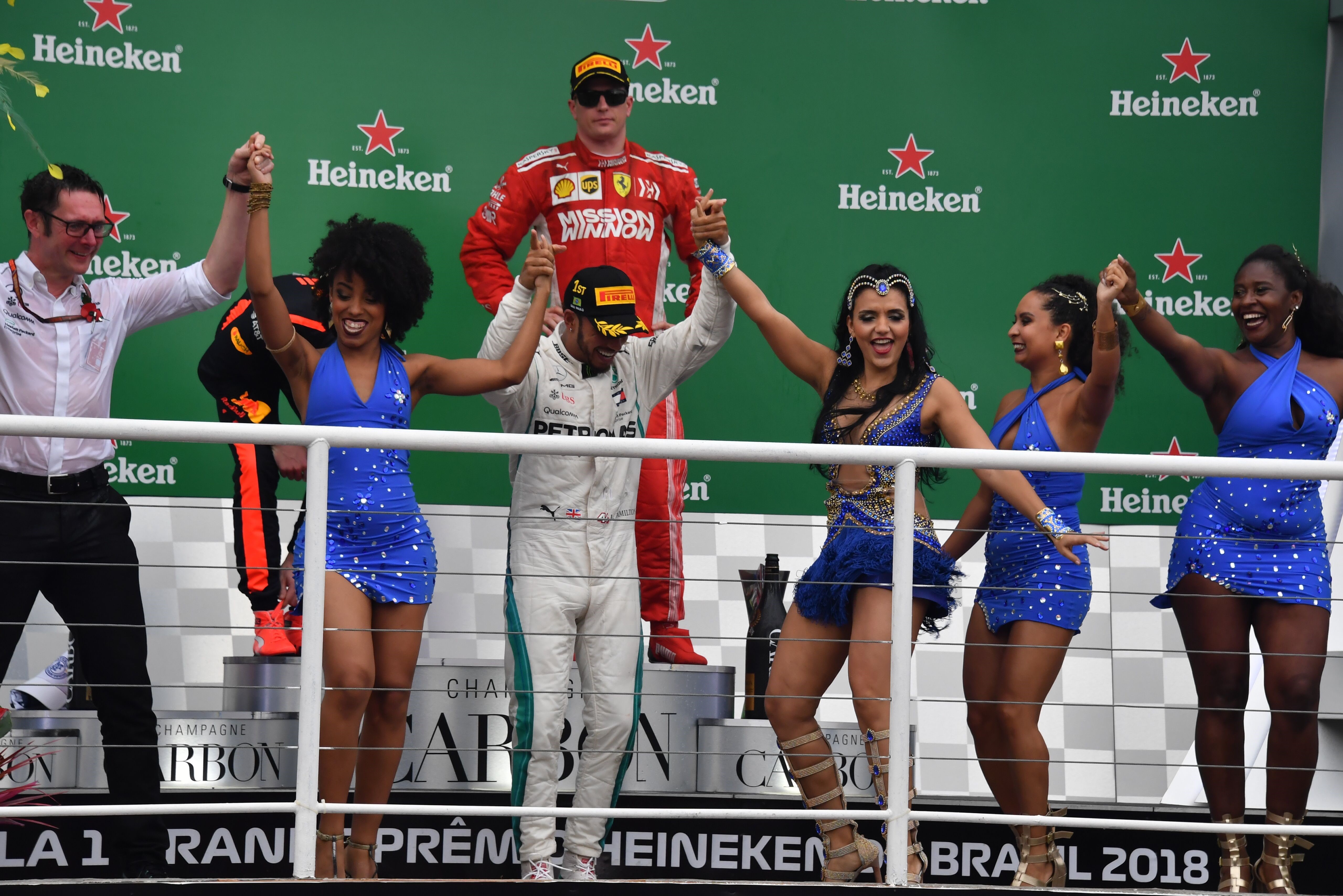 Kimi Räikkönen (Ferrari) au Grand Prix du Brésil 2018