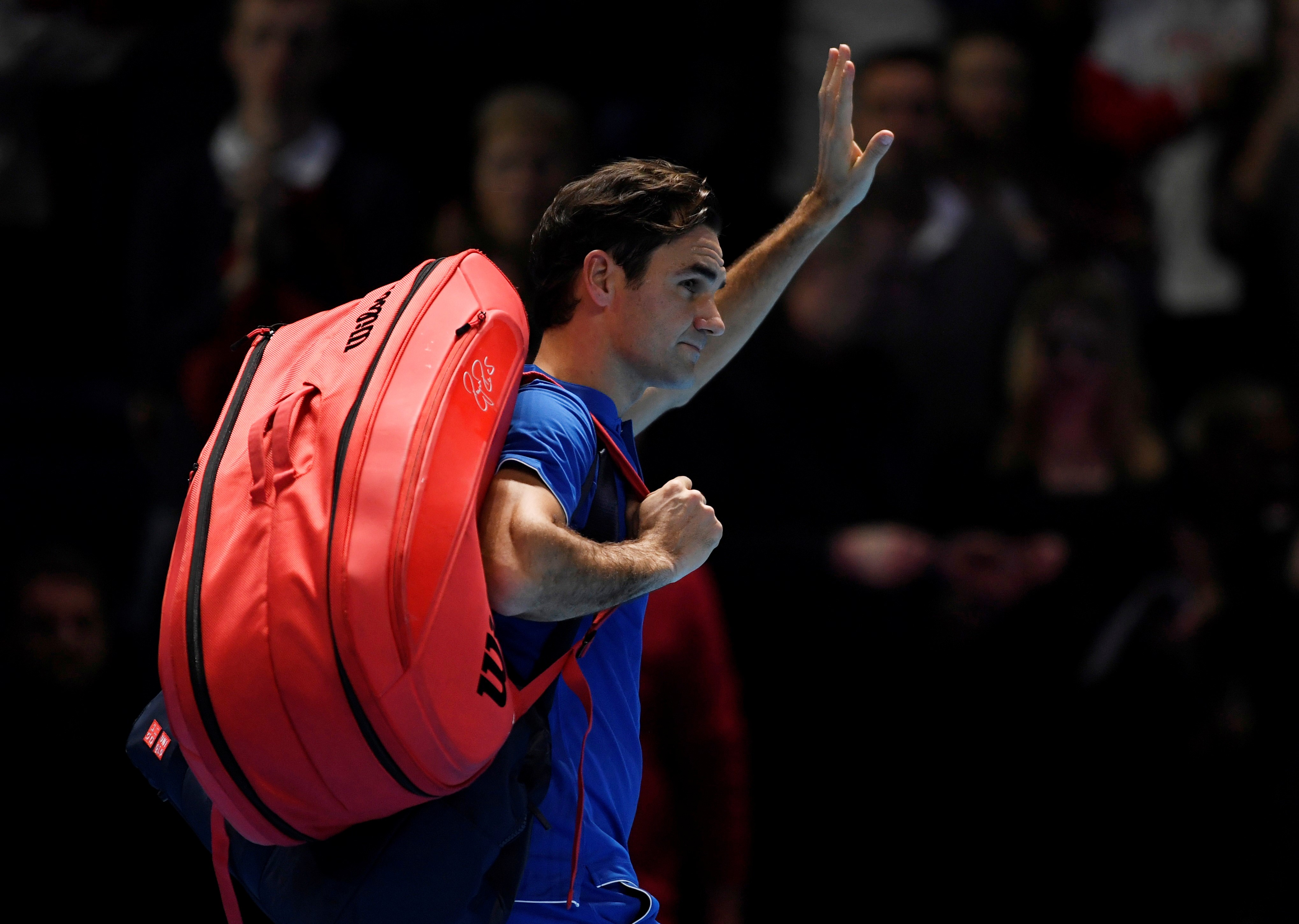 Roger Federer lors du Masters