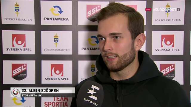 Albin Sjögren om poängproduktionen: "Finns fortfarande mycket att hämta" Albin Sjögren om poängproduktionen: "Finns fortfarande mycket att hämta"