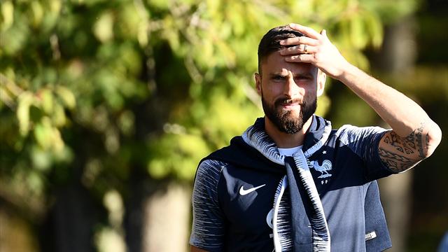 Giroud : "Si on pense que je dois faire comme Mbappé, on n'y arrivera pas" Giroud : "Si on pense que je dois faire comme Mbappé, on n'y arrivera pas"