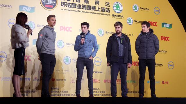 Sagan vs Geraint Thomas: El Tour de Francia del otoño se corre en Shanghai Sagan vs Geraint Thomas: El Tour de Francia del otoño se corre en Shanghai