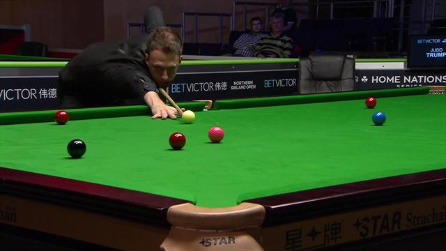 'What a talent he is! - Trump rattles in 120 break to finish off Day 'What a talent he is! - Trump rattles in 120 break to finish off Day