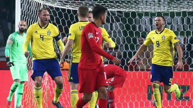 La Svezia vince in Turchia: 1-0 con gol di Granqvist e primo posto ancora possibile