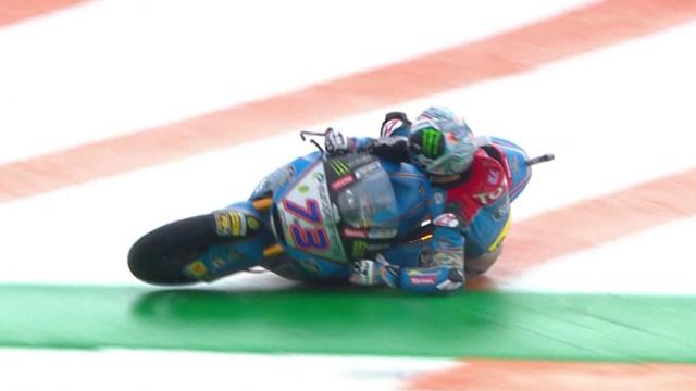 Bitter: Spitzenreiter Márquez rutscht weg Bitter: Spitzenreiter Márquez rutscht weg