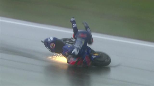 Viñales a pris une grosse gamelle Viñales a pris une grosse gamelle