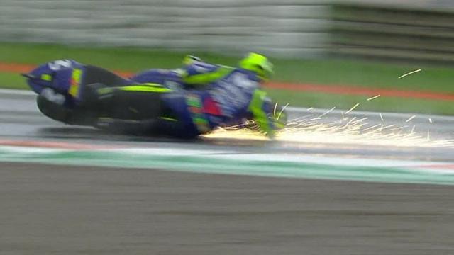 En route pour le podium, Rossi aussi est allé au tapis En route pour le podium, Rossi aussi est allé au tapis