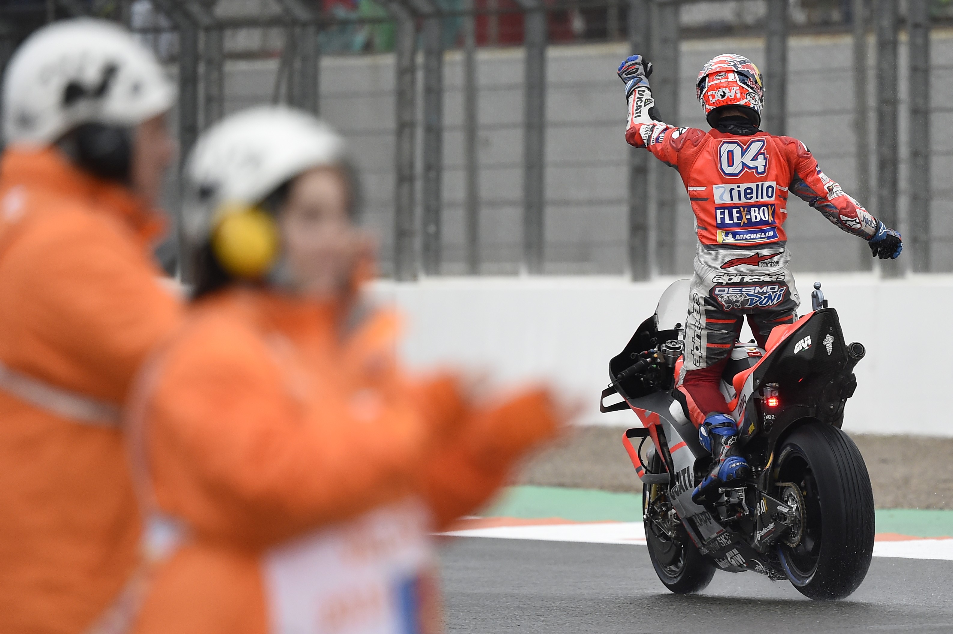 Andrea Dovizioso (Ducati Team) au Grand Prix de Valence 2018