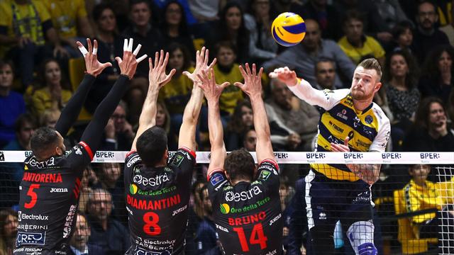 Perugia, Trento e Civitanova ok: Modena passa a Padova con un super Zaytsev