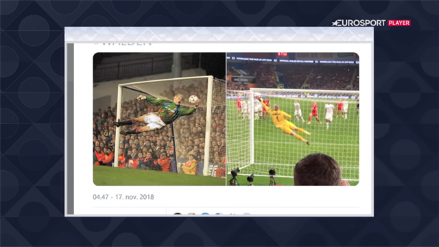 Sønnen Schmeichel om den uundgåelige sammenligning: Det er noget, medierne kan lide at fokusere på Sønnen Schmeichel om den uundgåelige sammenligning: Det er noget, medierne kan lide at fokusere på