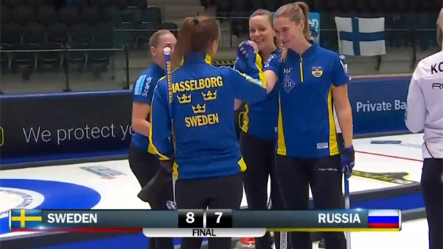 Lag Hasselborg besegrade Ryssland - efter tuff fajt