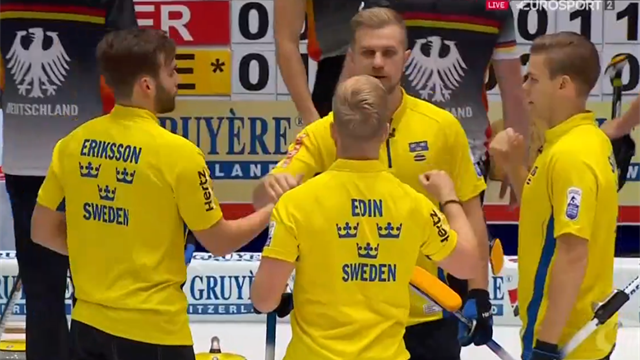 Lag Edin klart för EM-final - se sista stenen här! Lag Edin klart för EM-final - se sista stenen här!