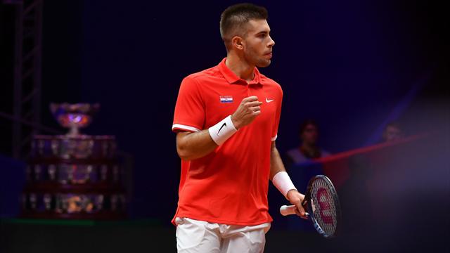 Copa Davis, Francia-Croacia: Coric cumple con los pronósticos (2-6, 5-7 y 4-6 Global: 0-1)
