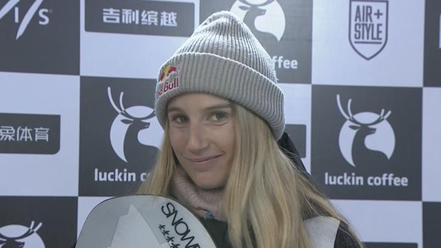 Big Air FIS World Cup Beijing | Interview met Anna Gasser: 'blij dat ik weer op het podium sta' Big Air FIS World Cup Beijing | Interview met Anna Gasser: 'blij dat ik weer op het podium sta'