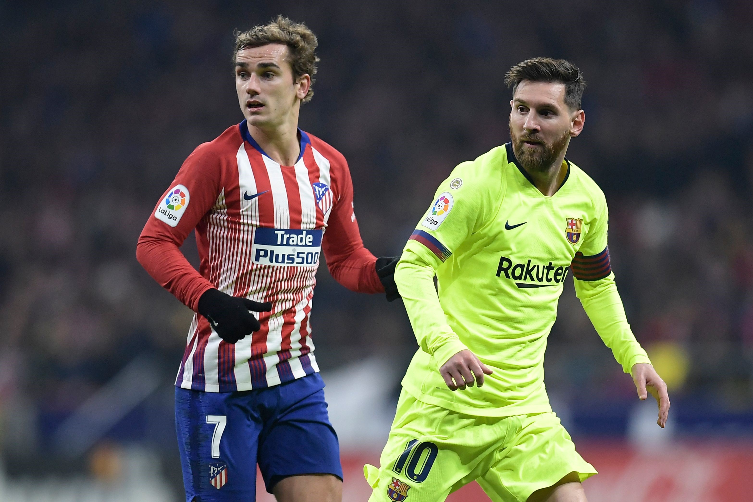 Messi ve Griezmann, Atletico - Barcelona