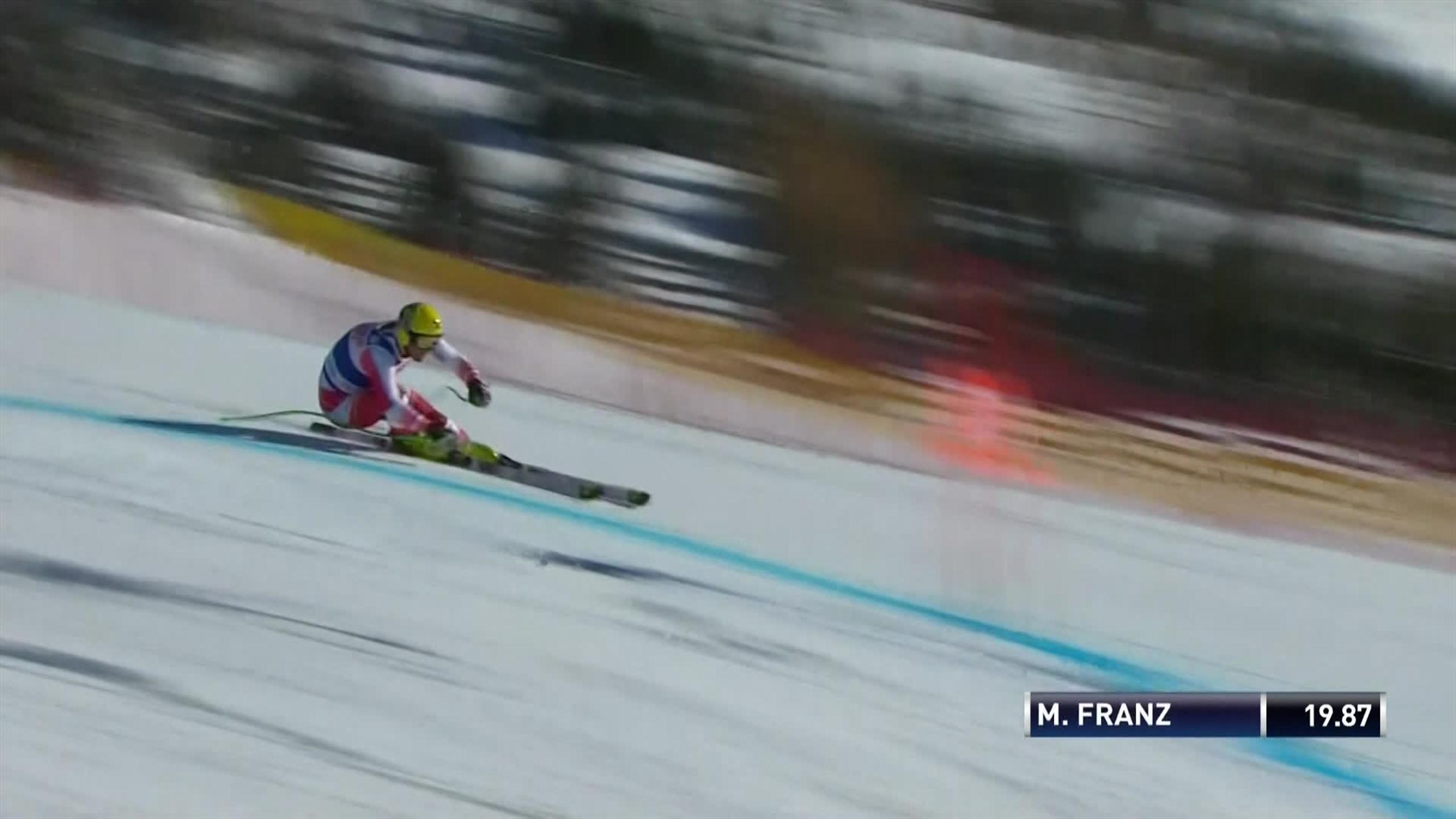 Max Franz takes downhill spoils in Lake Louise - Alpine Skiing video