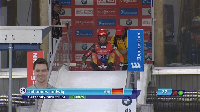 Ludwig wins first Luge World Cup event of the 2018/19 season. Ludwig wins first Luge World Cup event of the 2018/19 season.