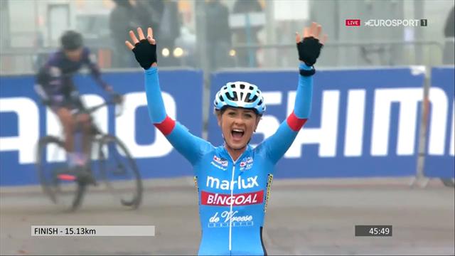Briljante Betsema! Rijdt in Koksijde complete wereldtop aan gort Briljante Betsema! Rijdt in Koksijde complete wereldtop aan gort