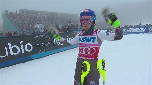 Sereine et appliquée, Shiffrin a déroulé pour prendre les commandes : revivez sa 1re manche Sereine et appliquée, Shiffrin a déroulé pour prendre les commandes : revivez sa 1re manche