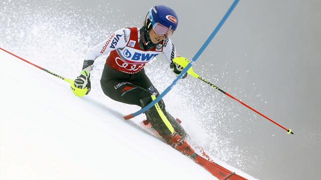 Malgré le brouillard, Shiffrin survole déjà