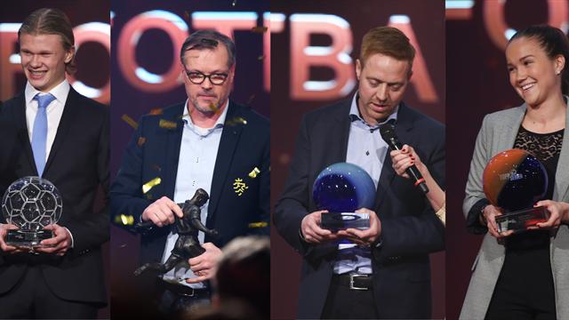 Her er alle prisvinnerne fra Fotballfesten