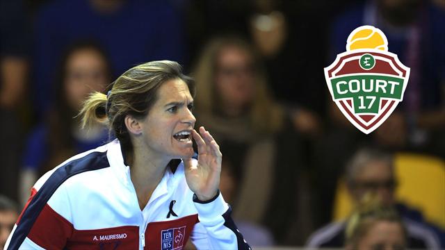 "Mauresmo va devoir cravacher pour convaincre les Français de jouer" "Mauresmo va devoir cravacher pour convaincre les Français de jouer"