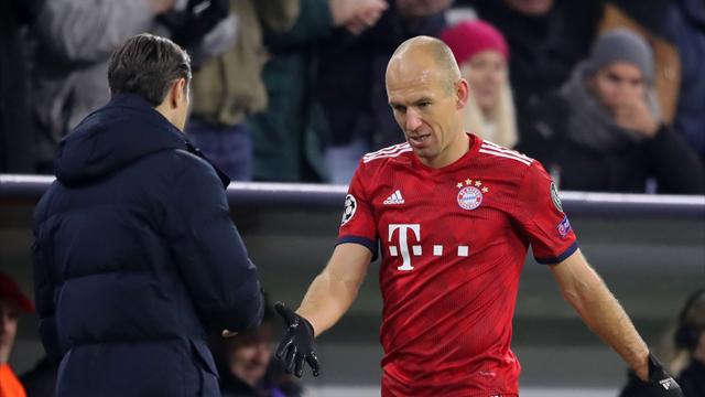 Bayern winger Robben ruled out until new year