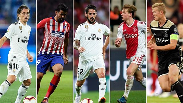 Modric, Diego Costa, Isco, De Jong y De Ligt, los nombres del día Modric, Diego Costa, Isco, De Jong y De Ligt, los nombres del día