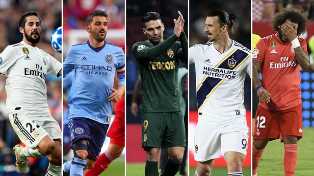 Isco, Villa, Falcao, Ibrahimovic y Marcelo, los nombres del día Isco, Villa, Falcao, Ibrahimovic y Marcelo, los nombres del día