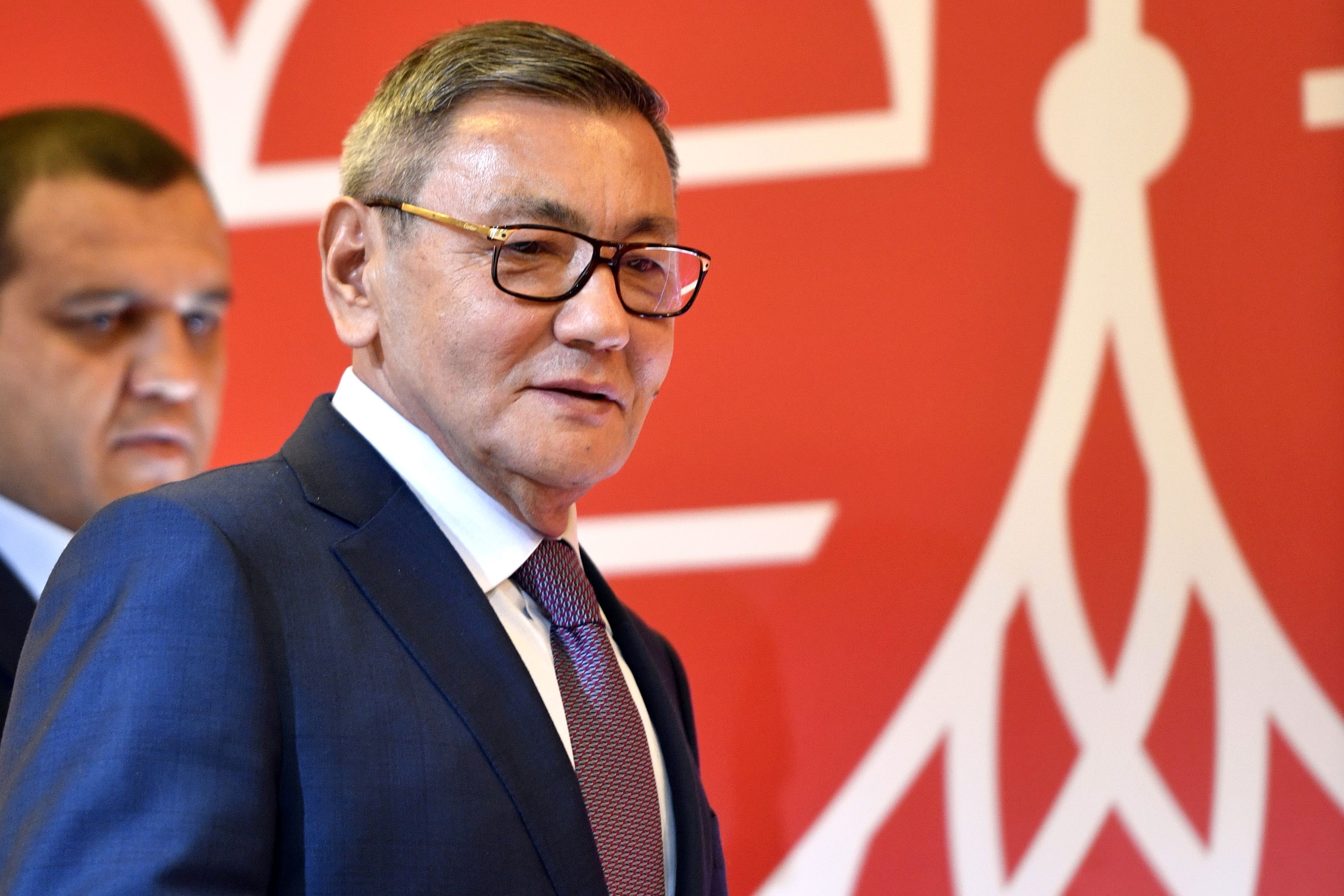 Gafur Rakhimov à Moscou, le 3 novembre 2018