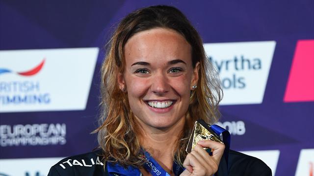 Panziera da sogno: pazzesco 2:05.72, record italiano sui 200 dorso e miglior crono mondiale