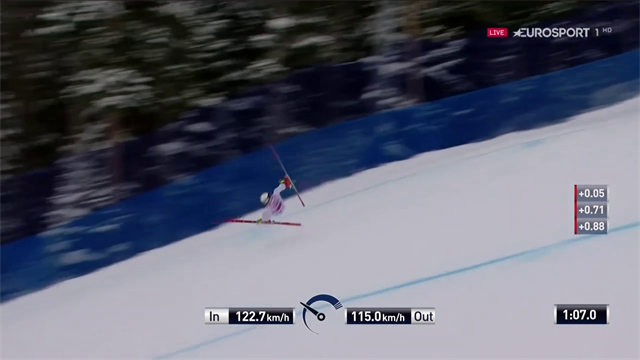 Che spavento per Peter Fill: bruttissima caduta a Beaver Creek, per fortuna nulla di grave Che spavento per Peter Fill: bruttissima caduta a Beaver Creek, per fortuna nulla di grave