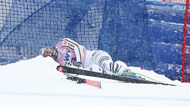 Einde seizoen | Dressen crasht met 100 km/u in afdaling Beaver Creek Einde seizoen | Dressen crasht met 100 km/u in afdaling Beaver Creek
