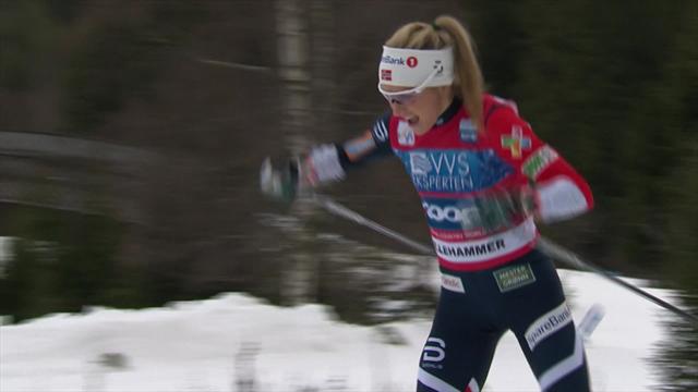 Highlights | Johaug in Lillehammer voor eigen publiek naar tweede WB-zege op rij Highlights | Johaug in Lillehammer voor eigen publiek naar tweede WB-zege op rij