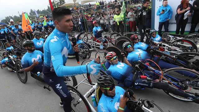 El ciclismo colombiano vive su fiesta en Boyacá con su ídolo Nairo Quintana