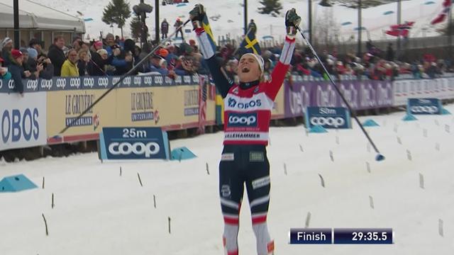 Irrésistible, Johaug a fini le 10km en solitaire Irrésistible, Johaug a fini le 10km en solitaire