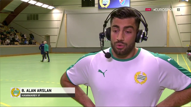 Hammarbys målskytt: "Du såg passen innan, va...?" Hammarbys målskytt: "Du såg passen innan, va...?"