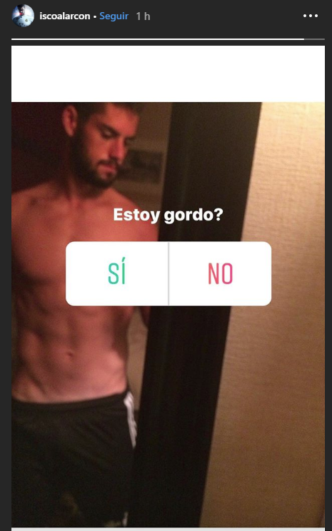 Isco manda un mensaje a los que critican su sobrepeso