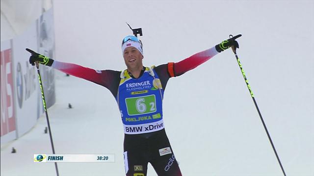 Norway duo dominate single relay in Pokljuka Norway duo dominate single relay in Pokljuka