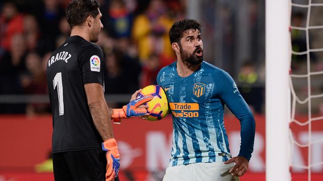 LaLiga, Girona-Atlético: El compromiso de Costa tiene recompensa (1-1)