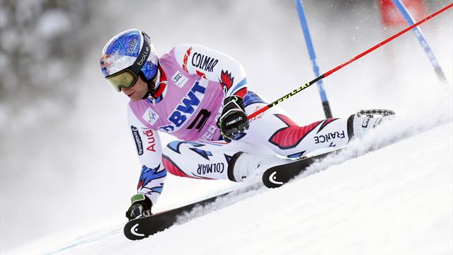Propre mais peut-être trop appliqué, Pinturault est déjà loin du podium Propre mais peut-être trop appliqué, Pinturault est déjà loin du podium