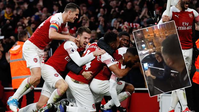 Guendouzi hangs out of car, Holding trolls Spurs - Arsenal stars react to derby win Guendouzi hangs out of car, Holding trolls Spurs - Arsenal stars react to derby win